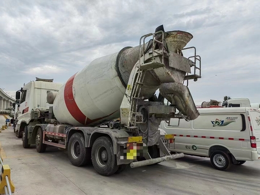 Camión mezclador de concreto usado cúbico SANY 12 montado SY412C-8S con motor Hino