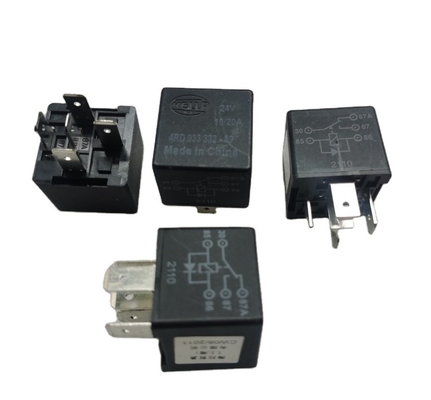 Hella Relay 4RD 933 332-09 5 PIN 24V Repuestos para máquinas de construcción 10/20A para SANY