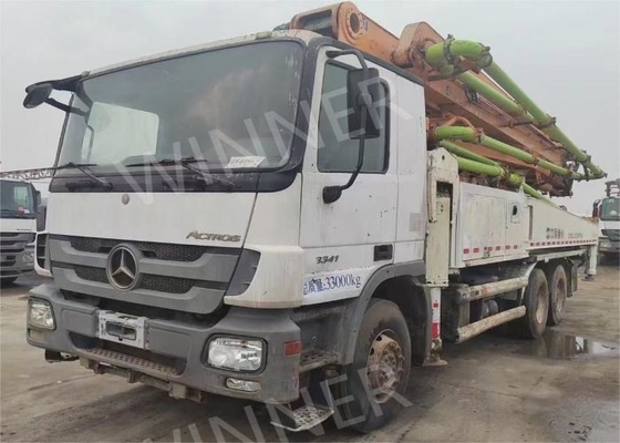 Camión bomba de hormigón usado 2012 con pluma ZLJ5339THB 47m 3 ejes