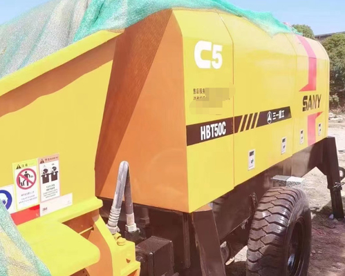 Camión bomba de hormigón de segunda mano 2018 HBT50C 40m3/H 6051X2068X2215mm