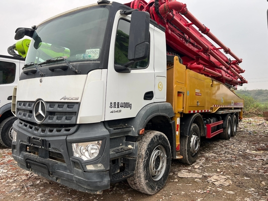 2020 SANY 56m camión de bombeo de hormigón usado con chasis Benz